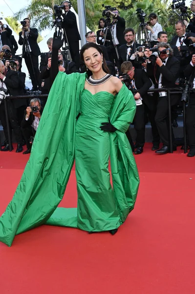 Cannes Francia Mayo 2023 Michelle Yeoh Estreno Firebrand 76º Festival —  Fotos de Stock