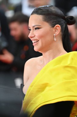 FRANSA, FRANSA. 18 Mayıs 2023: Adriana Lima Indiana Jones 'un galasında ve 76. Cannes Festivali' nde Kader Çemberi 'nde