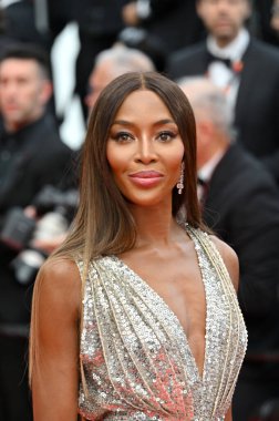 FRANSA, FRANSA. 16 Mayıs 2023: 76. Cannes Festivali 'nde Jeanne du Barry' nin galasında Naomi Campbell