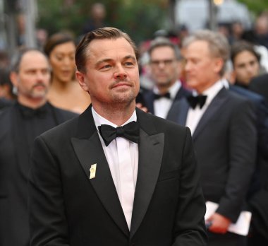 FRANSA, FRANSA. 20 Mayıs 2023: Leonardo DiCaprio 76. Cannes Festivali 'nin Ayın Katilleri galasında