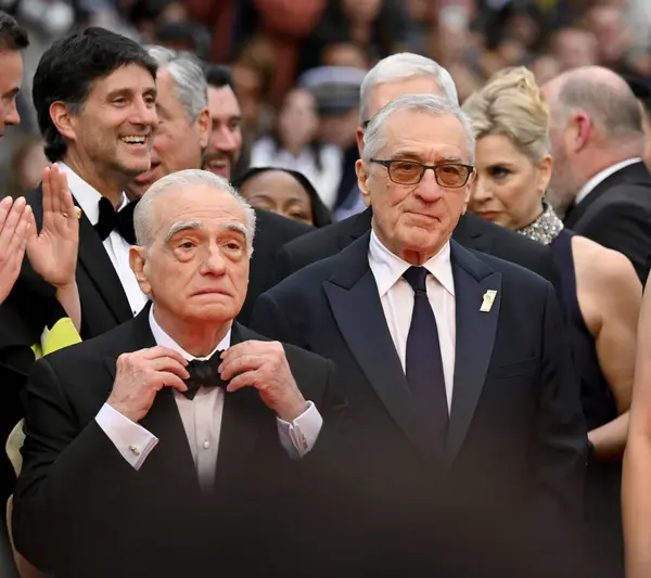 Cannes França Maio 2023 Martin Scorsese Robert Niro Killers Flower — Fotografia de Stock