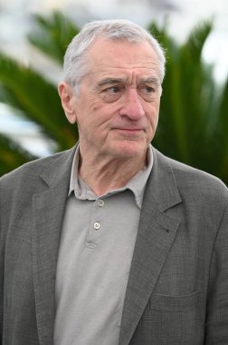 FRANSA, FRANSA. 21 Mayıs 2023: Robert De Niro 76. Cannes Festivali 'nde Ayın Katilleri için yapılan fotoğraf çağrısında