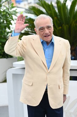 FRANSA, FRANSA. 21 Mayıs 2023: Martin Scorsese 76. Cannes Festivali 'nde Ayın Katilleri için yapılan fotoğraf çağrısında