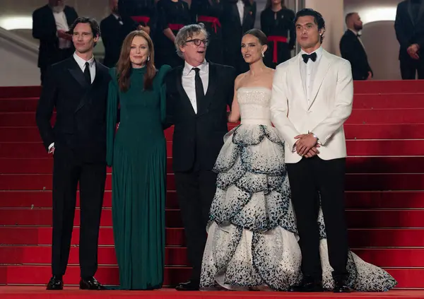 Cannes France May 2023 Cory Michael Smith Julianne Moore Todd — Stock Photo, Image