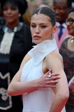 FRANSA, FRANSA. 19 Mayıs 2023: Emma Todt 76. Cannes Festivali 'ndeki İlgi Alanı galasında