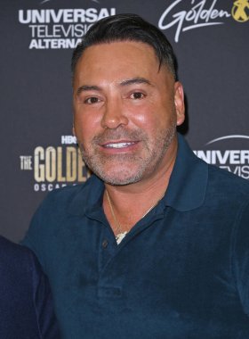 LOS ANGELES, ABD. 17 Temmuz 2023 HBOs 'un galasında Oscar De La Hoya Grammy Müzesindeki Altın Çocuk.