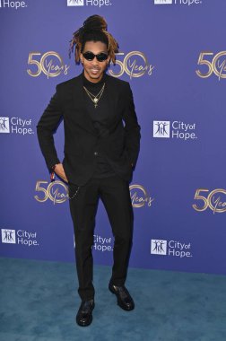 LOS ANGELES, ABD. 18 Ekim 2023: A-Lex, Pasifik Tasarım Merkezi 'ndeki Umut Şehri Yaşam Ruhu galasında.