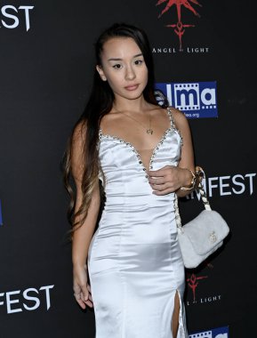 LOS ANGELES, CA. 10 Ekim 2023: Alahna Ly, Hollywood 'daki TCL Çin Tiyatrosu' nda Screamfest LA 'deki İlahiyat galasında.