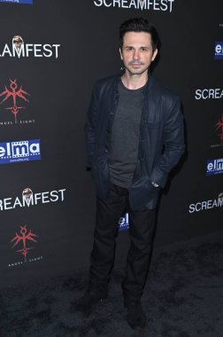 LOS ANGELES, CA. 10 Ekim 2023: Freddy Rodriguez, Hollywood 'daki TCL Çin Tiyatrosu' ndaki Çığlık Festivali Los Angeles 'taki İlahiyat galasında.