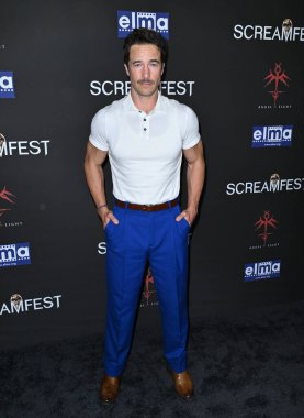 LOS ANGELES, CA. 10 Ekim 2023 'te Ryan Carnes, Hollywood' daki TCL Çin Tiyatrosu 'nda Screamfest LA' de İlahiyat galasında.
