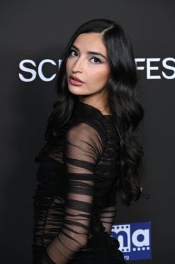 LOS ANGELES, CA. 10 Ekim 2023: Emily Willis, Hollywood 'daki TCL Çin Tiyatrosu' ndaki Çığlık Festivali Los Angeles 'taki İlahiyat galasında.