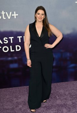 LOS ANGELES, CA. 13 Nisan 2023: Jamie Rosengard Regency Village Tiyatrosu 'nda bana söylediği son şey galasında