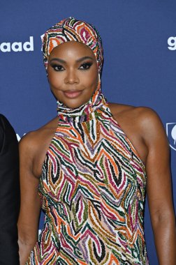 ÇOK HILLS, CA. 30 Mart 2023: Gabrielle Union Beverly Hilton Otel 'de düzenlenen 34. Yıllık GLAAD Medya Ödülleri' nde