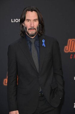 LOS ANGELES, CA. 20 Mart 2023: Keanu Reeves, John Wick 'in galasında: Bölüm 4, TCL Çin Tiyatrosu, Hollywood