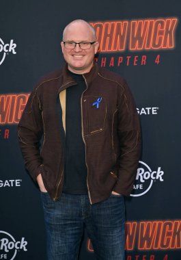 LOS ANGELES, CA. 20 Mart 2023: John Wick 'in galasında Derek Kolstad: Hollywood' daki TCL Çin Tiyatrosu 'nda Bölüm 4