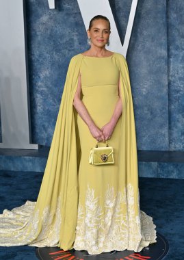 ÇOK HILLS, CA. 12 Mart 2023: Sharon Stone, Wallis Annenberg Merkezi 'ndeki Vanity Fair Oscar Partisi' nde.