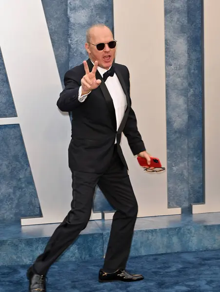 Het Zijn Allemaal Heuveltjes Maart 2023 Michael Keaton Vanity Fair — Stockfoto
