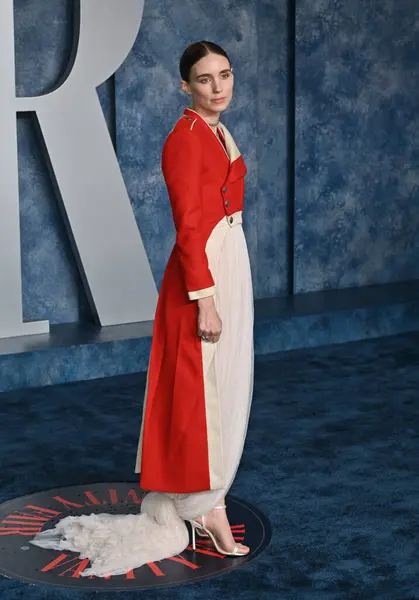 Beverly Hills Března 2023 Rooney Mara Vanity Fair Oscar Party — Stock fotografie