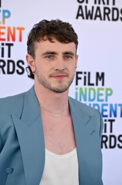 Santa Monica, CA 'da. 4 Mart 2023: Paul Mescal Santa Monica 'da Bağımsız Ruh Ödülleri' nde