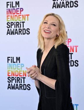 Santa Monica, CA 'da. Cate Blanchett, Santa Monica 'da Bağımsız Ruh Ödülleri' nde.