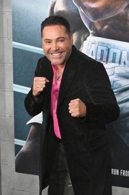LOS ANGELES, CA. 27 Şubat 2023: Oscar De La Hoya Creed III 'ün Hollywood' daki TCL Çin Tiyatrosu 'ndaki galasında