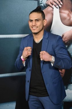 LOS ANGELES, CA. 27 Şubat 2023: Jose Benavidez Jr. Creed III 'ün Hollywood' daki TCL Çin Tiyatrosu 'ndaki galasında