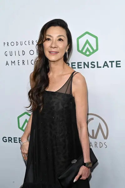 Los Angeles Kalifornia Lutego 2023 Michelle Yeoh Rozdaniu Nagród Gildii — Zdjęcie stockowe