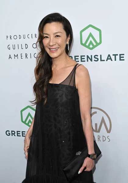 Los Angeles Febbraio 2023 Michelle Yeoh 34Th Annual Producers Guild — Foto Stock