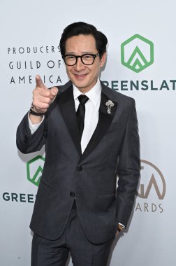 LOS ANGELES, CA. 25 Şubat 2023: Ke Huy Quan, Beverly Hilton Otel 'deki 34. Yapımcılar Birliği Ödülleri' nde.