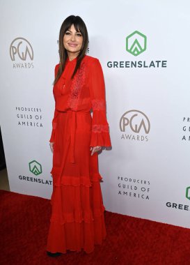 LOS ANGELES, CA. 25 Şubat 2023: Victoria Bousis, Beverly Hilton Otel 'deki 34. Geleneksel Yapımcılar Birliği Ödülleri' nde