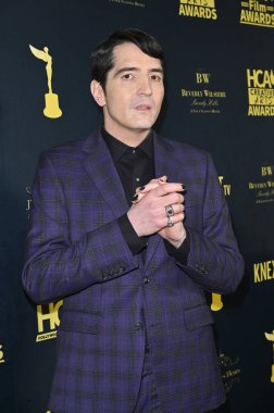 LOS ANGELES, CA. 24 Şubat 2023: David Dastmalchian Beverly Wilshire Otel 'de 2023 HCA Film Ödülleri' nde