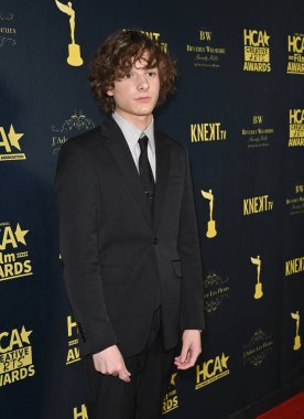 LOS ANGELES, CA. 24 Şubat 2023: Mason Thomas, Beverly Wilshire Oteli 2023 HCA Film Ödülleri 'nde.