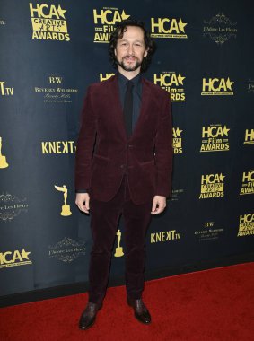 LOS ANGELES, CA. 24 Şubat 2023: Joseph Gordon-Levitt Beverly Wilshire Oteli 2023 HCA Film Ödülleri 'nde