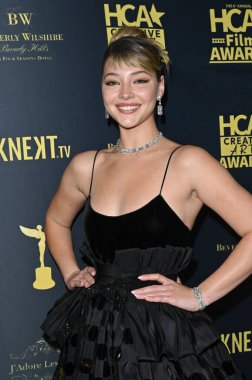 LOS ANGELES, CA. 24 Şubat 2023: Madelyn Cline, Beverly Wilshire Otel 'de 2023 HCA Film Ödülleri' nde