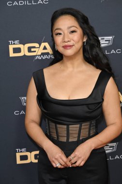 LOS ANGELES, CA. 18 Şubat 2023: Stephanie Hsu Beverly Hilton Otel 'de 75. Geleneksel Yönetmenler Birliği Ödülleri' nde