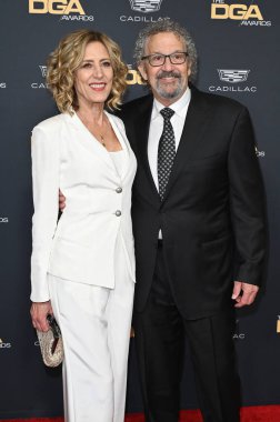 LOS ANGELES, CA. 18 Şubat 2023: Christine Lahti ve Thomas Schlamme Beverly Hilton Otel 'deki 75. Geleneksel Yönetmenler Birliği Ödülleri' nde