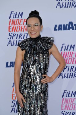 SANTA MONICA, USA. February 25, 2024: Ali Wong at the 2024 Film Independent Spirit Awards in Santa Monica clipart
