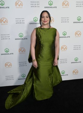 LOS ANGELES, ABD. 25 Şubat 2024: Lily Gladstone Dolby Tiyatrosu 'nda 2024 Yapımcılar Birliği Ödülleri' nde