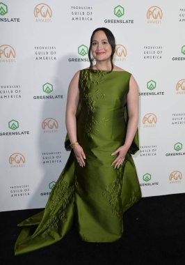 LOS ANGELES, ABD. 25 Şubat 2024: Lily Gladstone Dolby Tiyatrosu 'nda 2024 Yapımcılar Birliği Ödülleri' nde