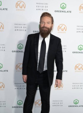 LOS ANGELES, USA. February 25, 2024: Kenneth Branagh at the 2024 Producers Guild Awards at the Dolby Theatre clipart
