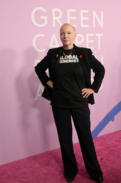 LOS ANGELES, USA. March 06, 2024: Annie Lennox at the 2024 Green Carpet Fashion Awards