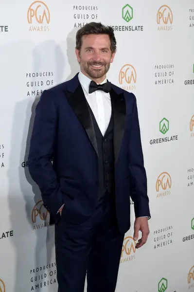 Los Angeles Usa February 2024 Bradley Cooper 2024 Producers Guild Stock Photo