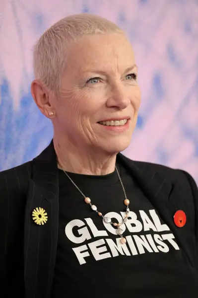 Los Angeles Usa March 2024 Annie Lennox 2024 Green Carpet Royalty Free Stock Photos