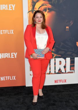 LOS ANGELES, USA. March 19, 2024: JoAnne Yarrow at the premiere for Shirley at the Egyptian Theatre clipart
