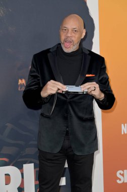 LOS ANGELES, USA. March 19, 2024: John Ridley at the premiere for Shirley at the Egyptian Theatre clipart