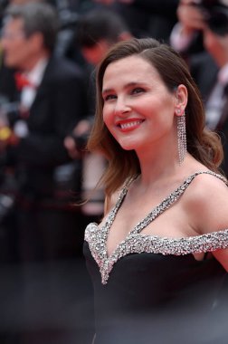 FRANSA, FRANSA. 14 Mayıs 2024, Virginie Ledoyen İkinci Perde galasında 77. Cannes Festivali 'nde.