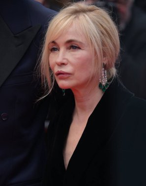 FRANSA, FRANSA. 14 Mayıs 2024: 77. Cannes Festivali 'ndeki İkinci Perde prömiyerinde Emmanuelle Beart