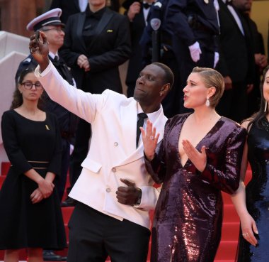 FRANSA, FRANSA. 14 Mayıs 2024: Omar Sy & Greta Gerwig, The Second Perde premier at the 77.Festival de Cannes