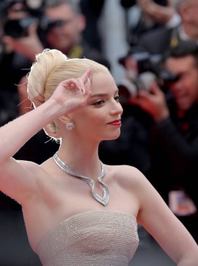 FRANSA, FRANSA. 15 Mayıs 2024: Furiosa 'da Anya Taylor-Joy: 77. Cannes Festivali' nde Çılgın Max Saga galası