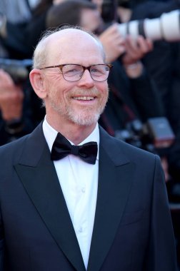 FRANSA, FRANSA. 18 Mayıs 2024, Ron Howard 77. Cannes Festivali 'ndeki Emilia Perez prömiyerinde.